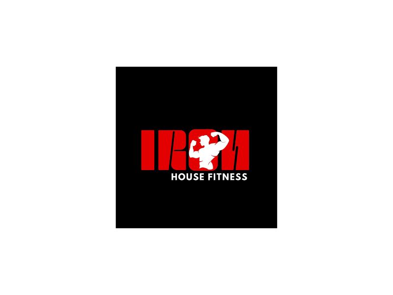 Iron house fitness logo