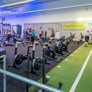 Gym interior functional